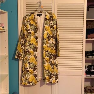 Yellow floral jacket